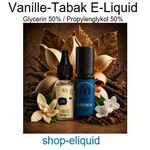shop-eliquid Vanille-Tabak E-Liquid 10-100ml