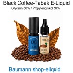 shop-eliquid Black Coffee-Tabak E-Liquid 10-100ml