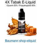 shop-eliquid 4X Tabak E-Liquid 10-100ml