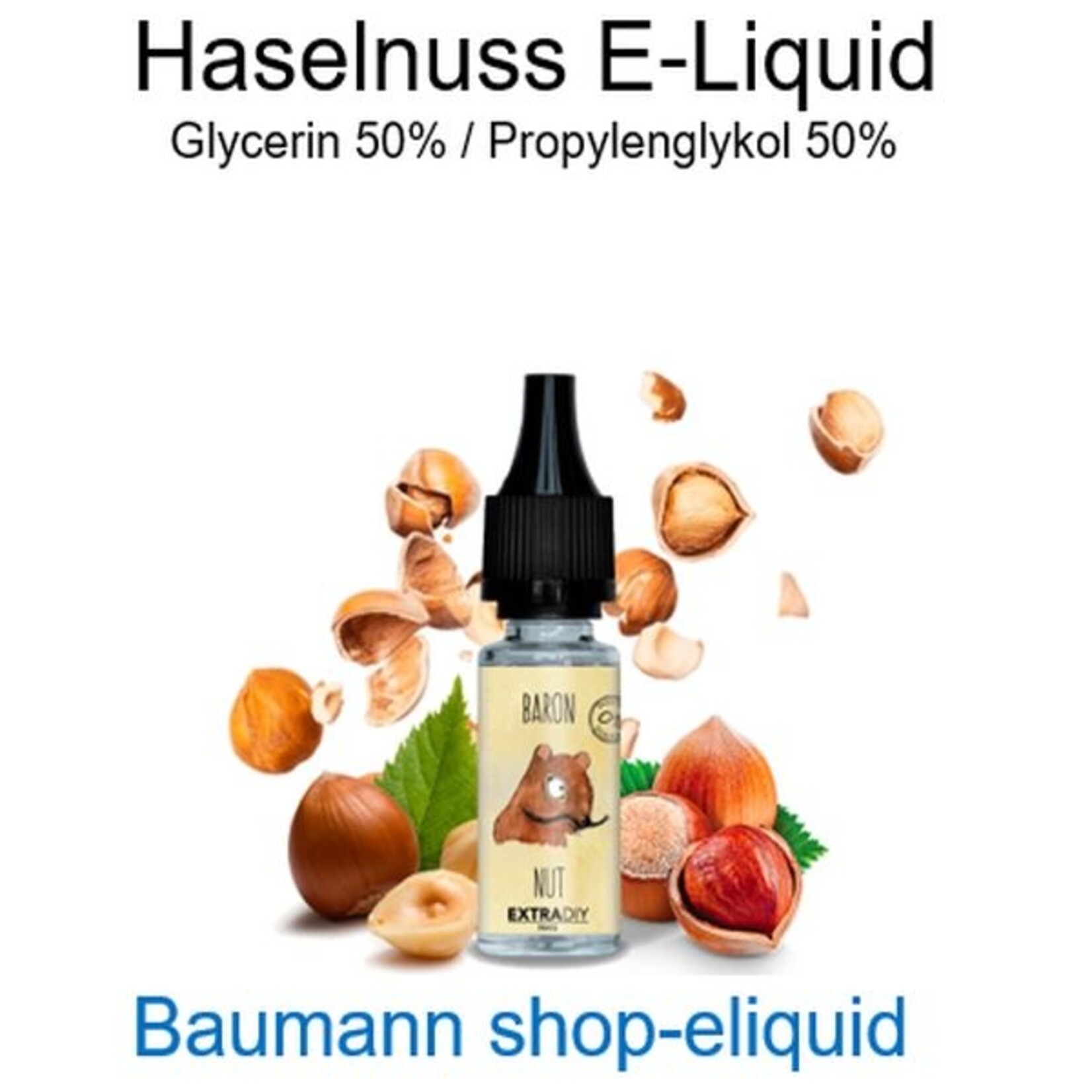 shop-eliquid Baron Nut Haselnuss E-Liquid 10-100ml