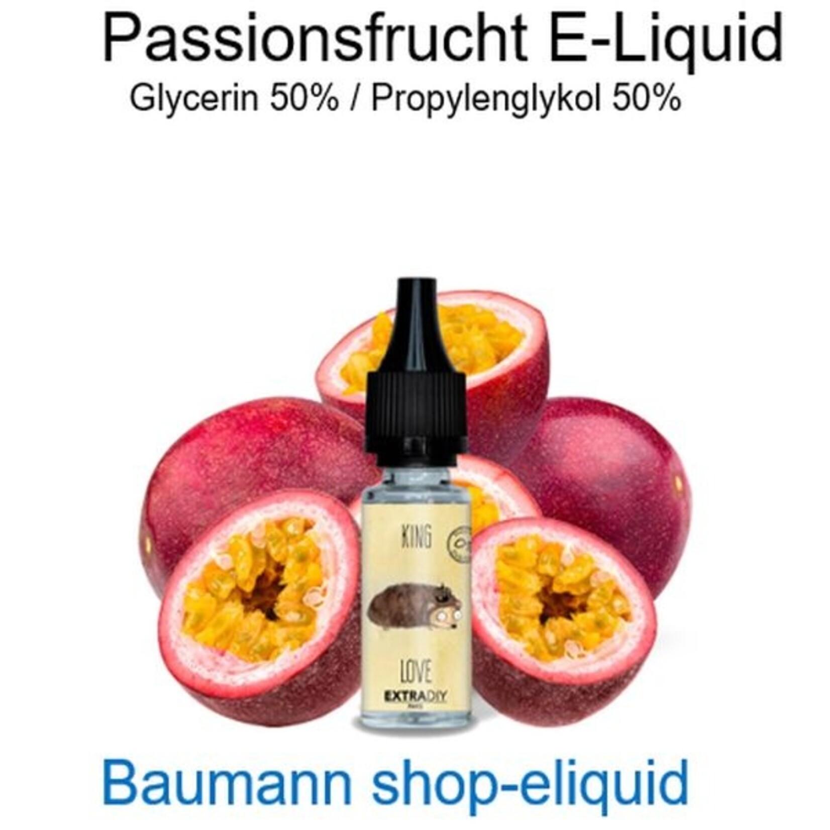 shop-eliquid King Love, Passionsfrucht E-Liquid 10-100ml
