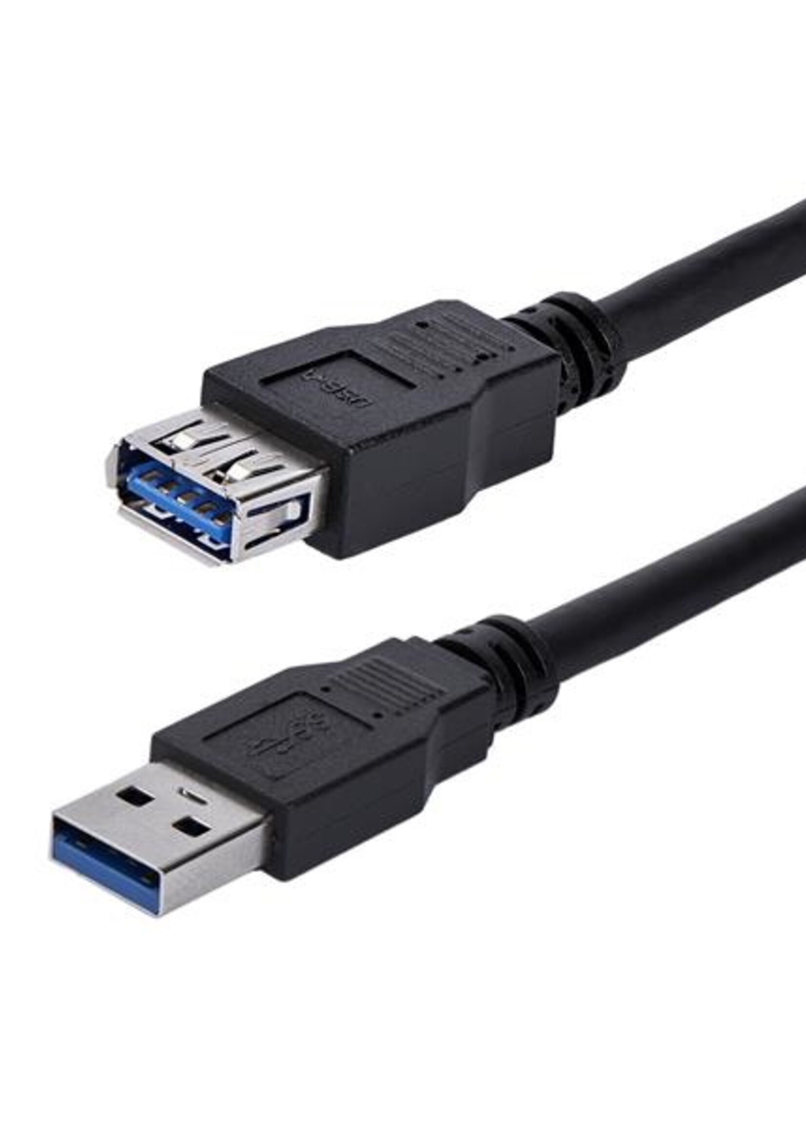 1m Black USB 3.0 Extension Cable M/F