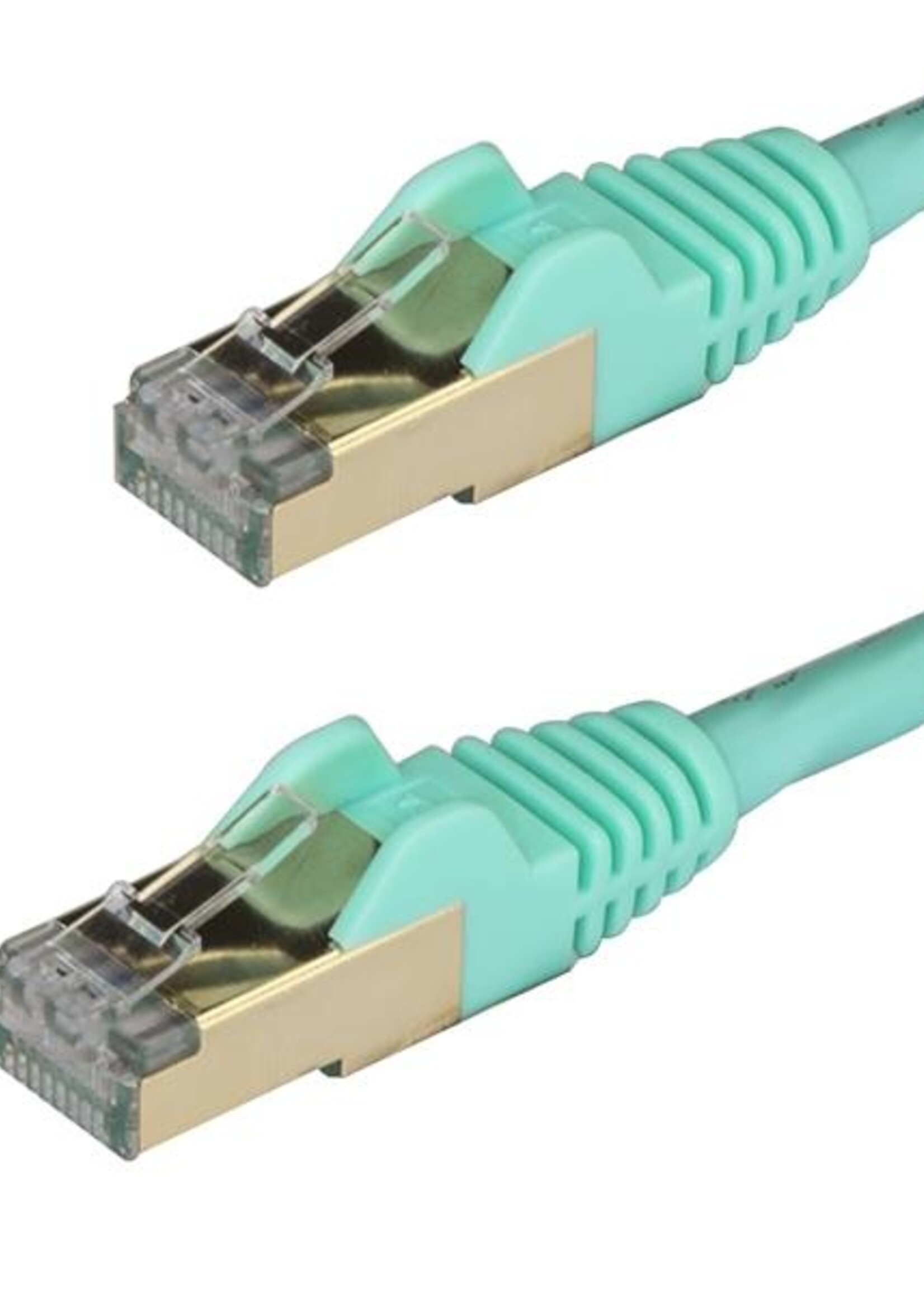 3m Aqua Cat6a Ethernet Cable - STP