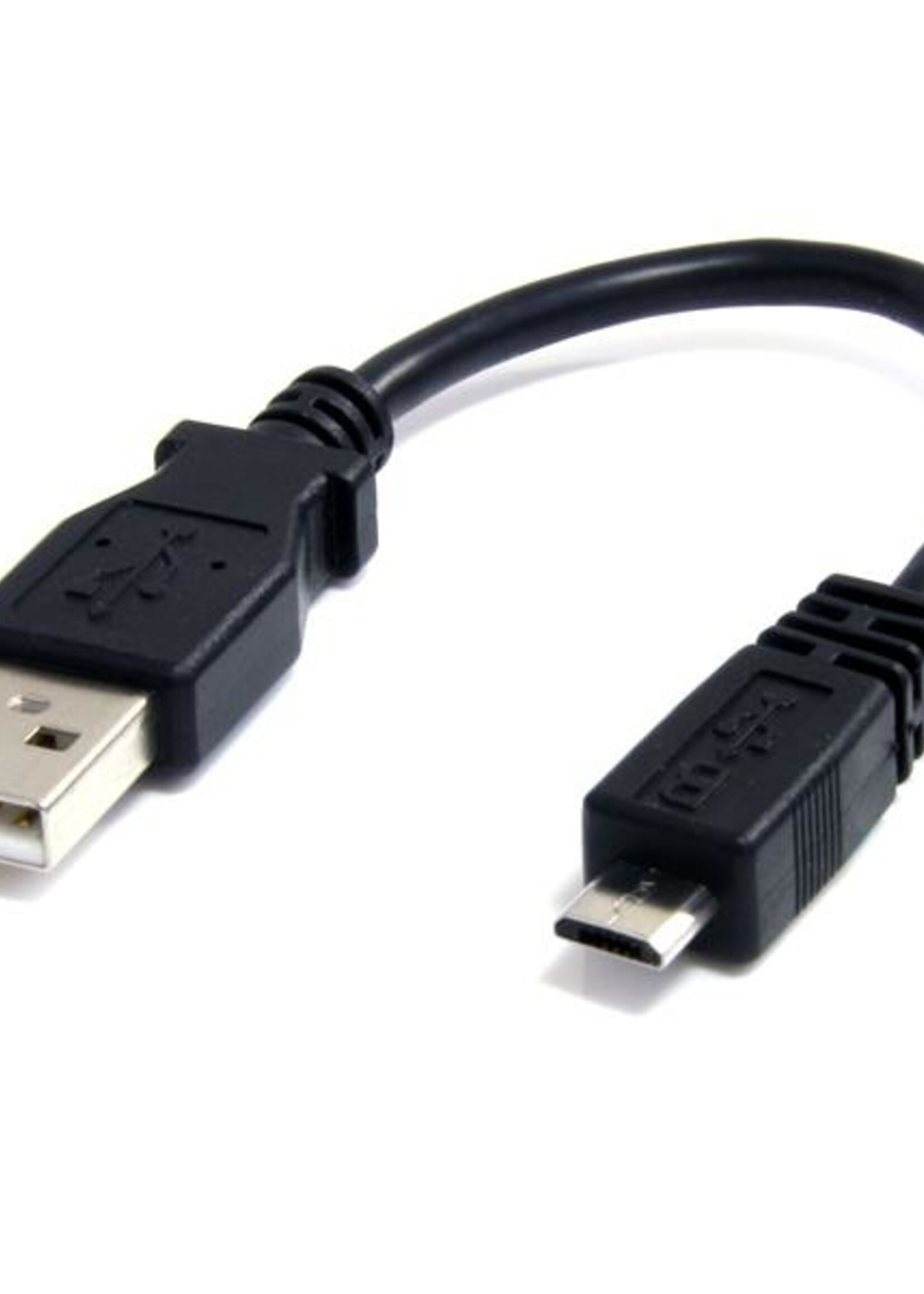 6in Micro USB Cable - A to Micro B - M/M