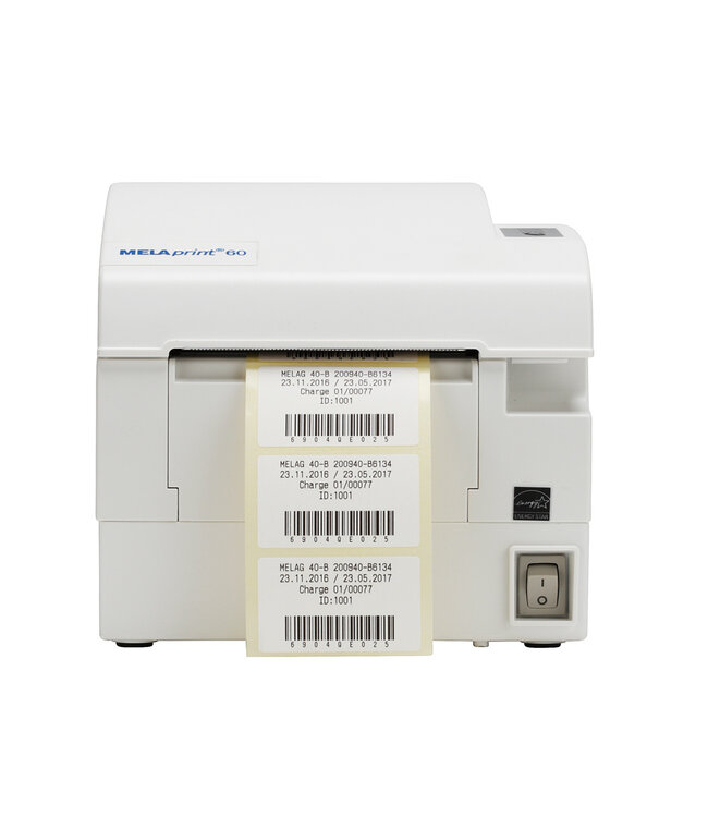 Melag MELAprint 60 Barcode labelprinter voor premiumklasse