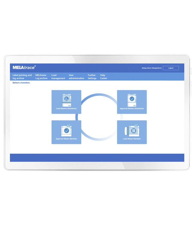 Melag MELAprint 60 Barcode label printer for Premium-Class