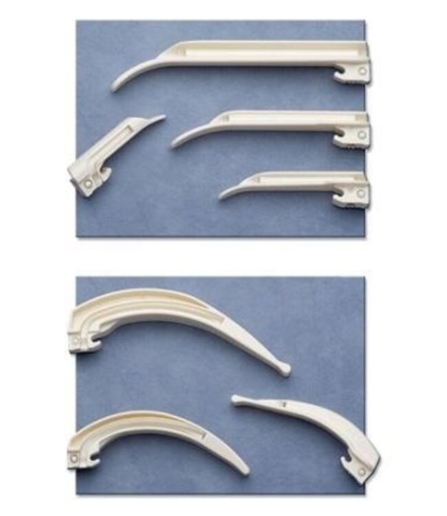 ADC Satin™ Fiberoptic Disposable Laryngoscoopset (Miller)