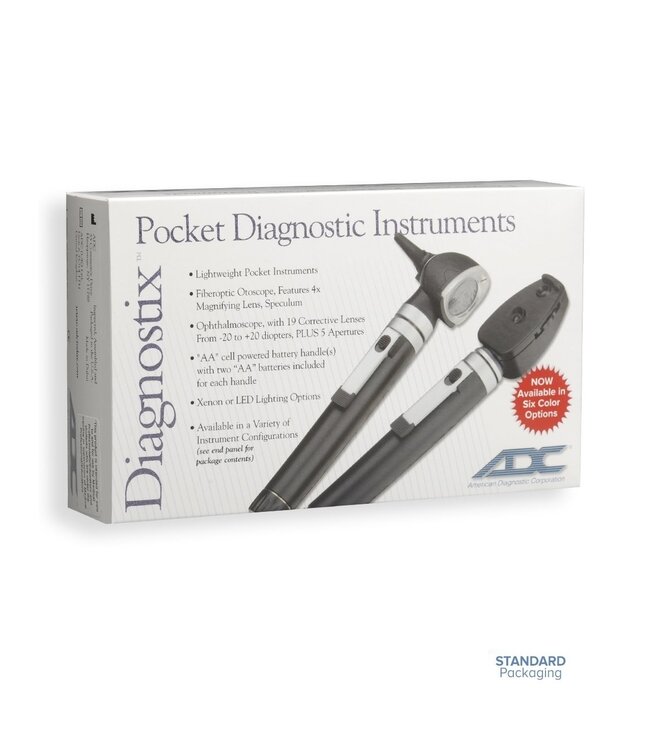 Diagnostix™ Otoscope + Ophthalmoscope 2.5V-Pocket (Xenon)