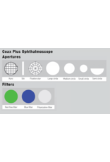 ADC Diagnostix™ Ophthalmoscope Set Coax Plus 3.5V incl. Rechargeable handle