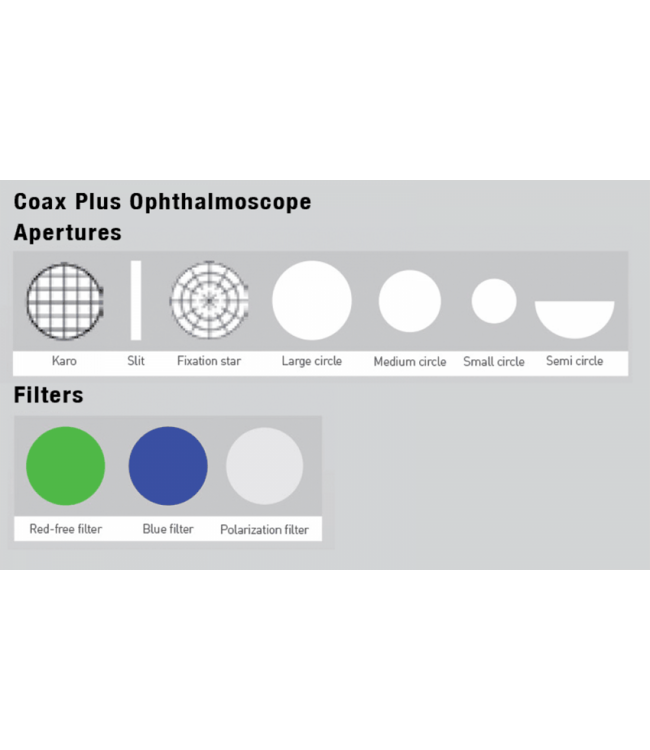 ADC Diagnostix™ Oftalmoscoopkop 3.5V Coax Plus