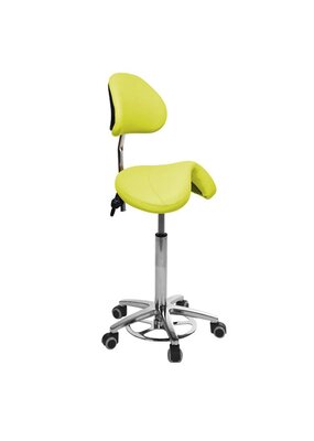 Ecopostural PONY saddle stool with chrome base (S3631AP)