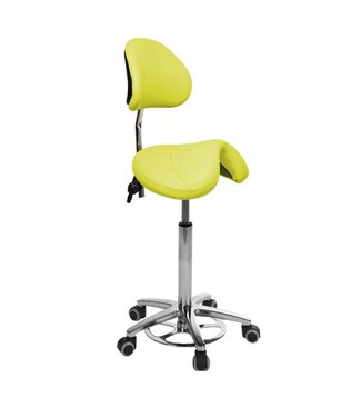 Ecopostural PONY saddle stool with chrome base (S3631AP)