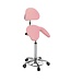 Ecopostural PONY saddle stool with chrome base (S3661AP)