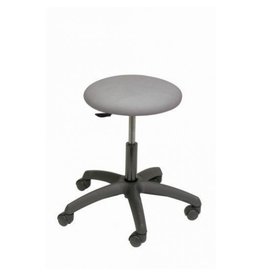 Ronde kruk met zwart onderstel (S2610)