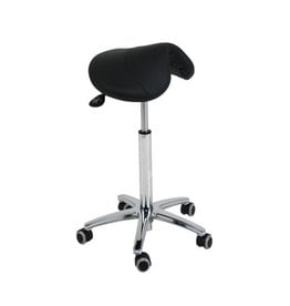 Tabouret selle PONY avec base chromée (S3630)