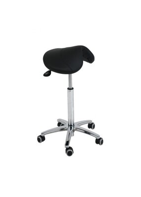 Ecopostural PONY saddle stool with chrome base (S3630)