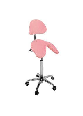 Ecopostural PONY saddle stool with chrome base (S3661)
