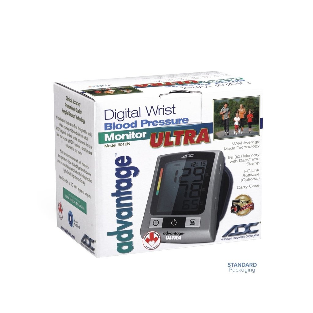 ADC Advantage™ 6016N Ultra Digital Blood Pressure Monitor Wrist