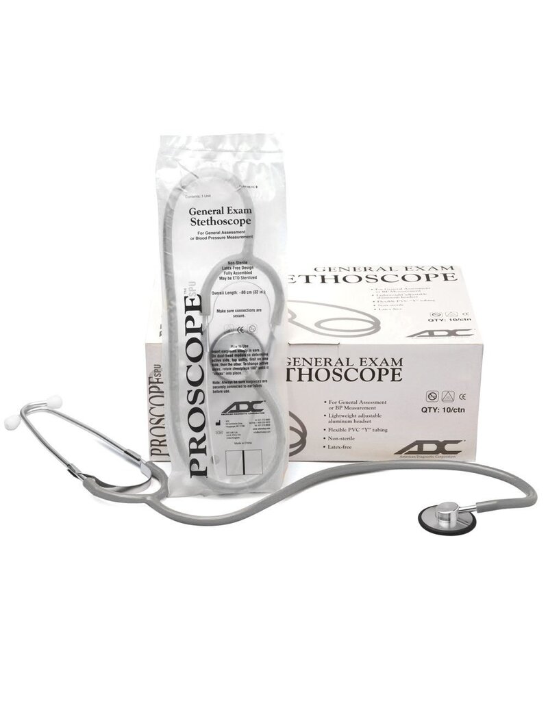 ADC Proscope SPU™ 660 Disposable Stethoscope, 50 pcs/Box