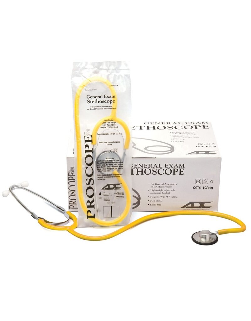 ADC Proscope SPU™ 660 Disposable Stethoscope, 50 pcs/Box