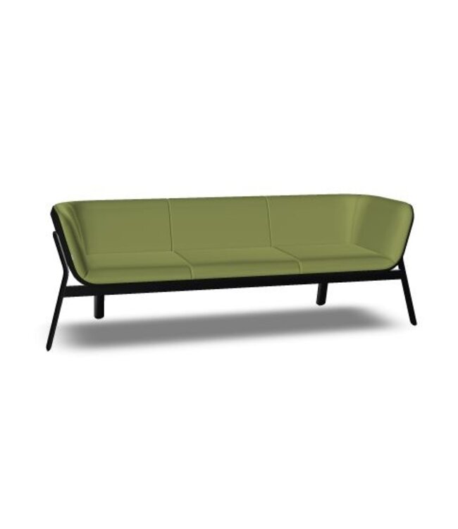 HUBis3 three-seater sofa, low