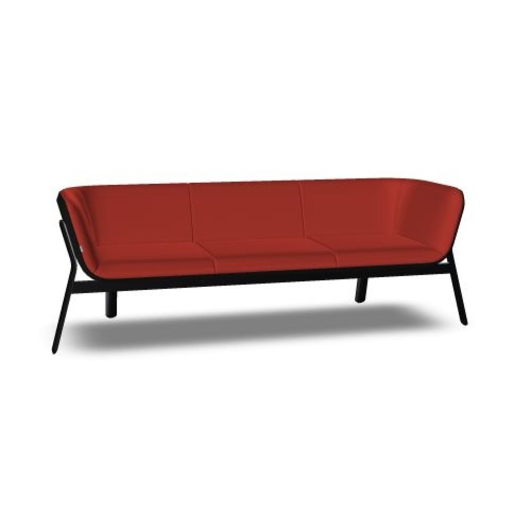 Interstuhl HUBis3 three-seater sofa, low