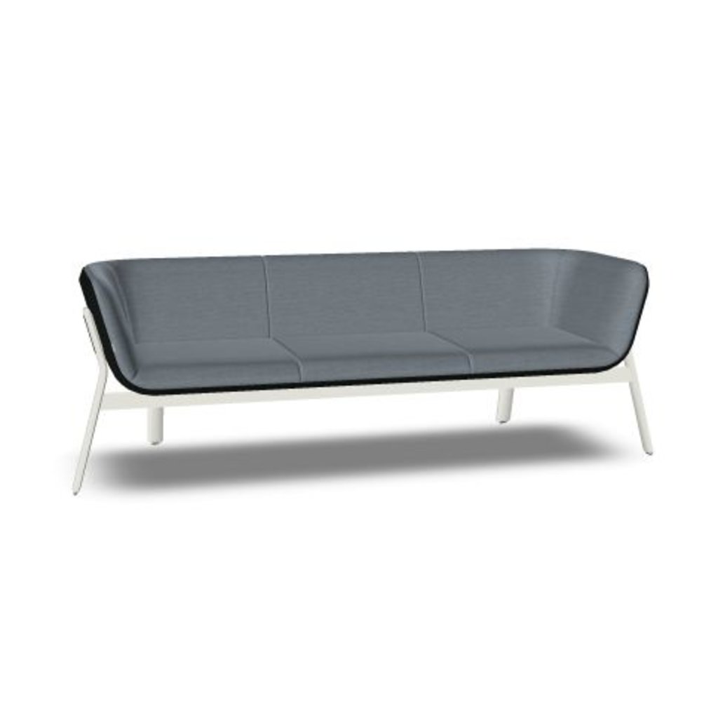 Interstuhl HUBis3 three-seater sofa, low