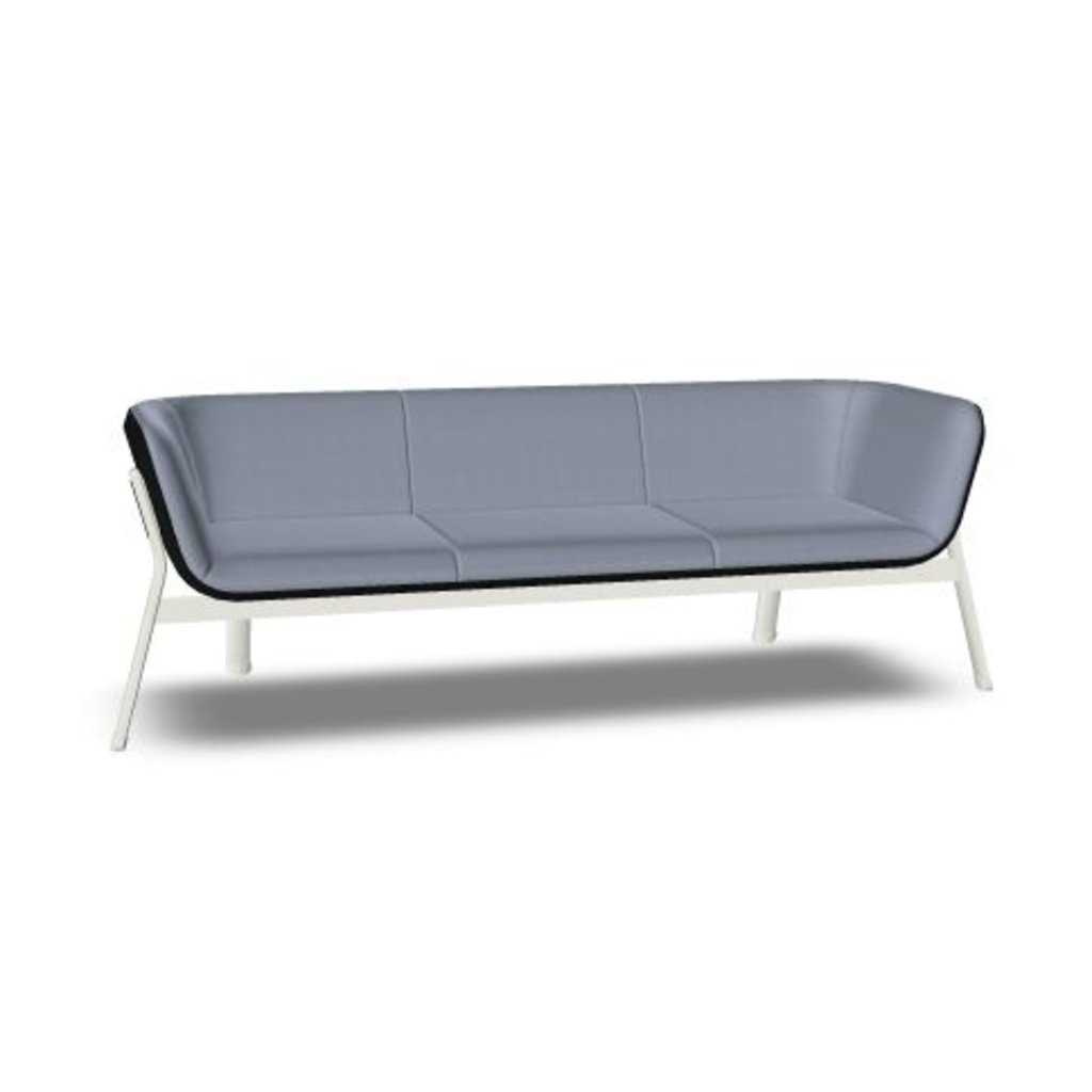 Interstuhl HUBis3 three-seater sofa, low