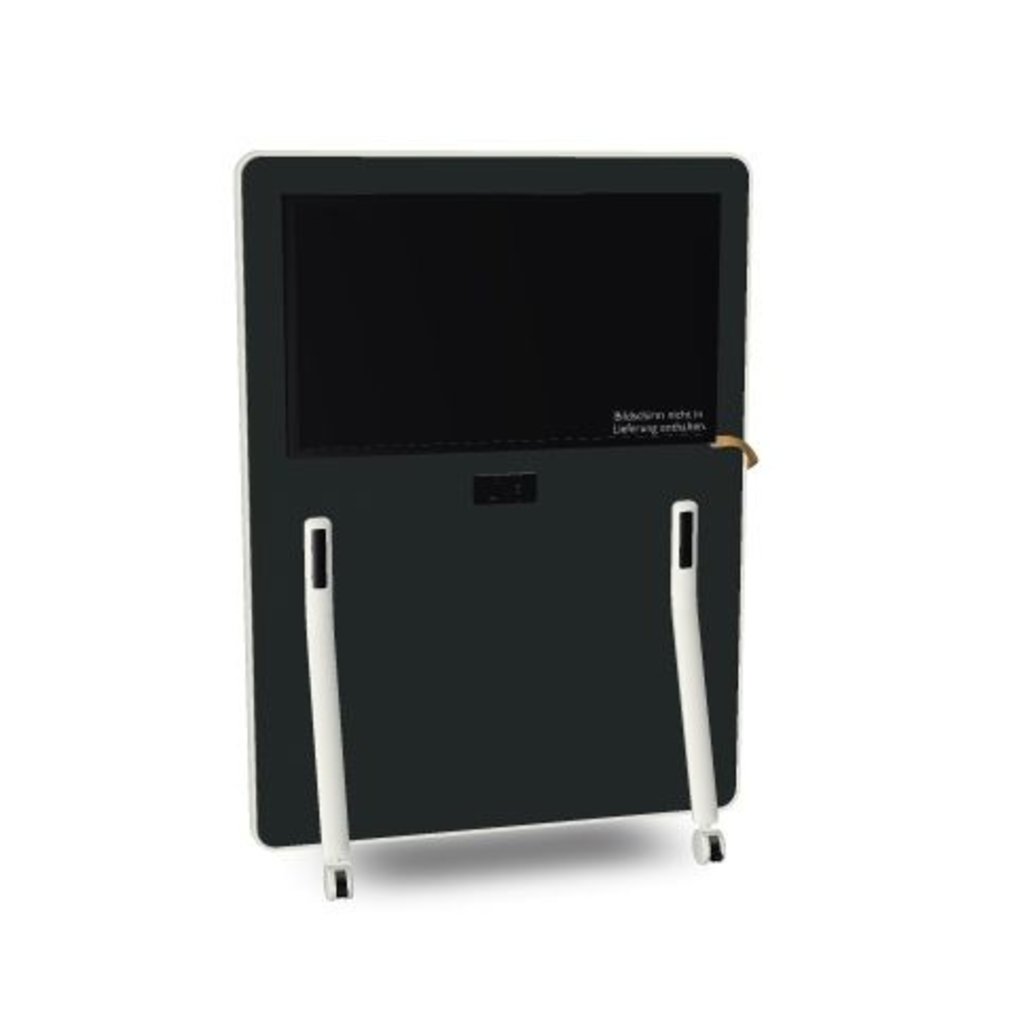 HUB board media low, mobiele media wand laag 1100 x 1500 x 520 mm (BxHxD)