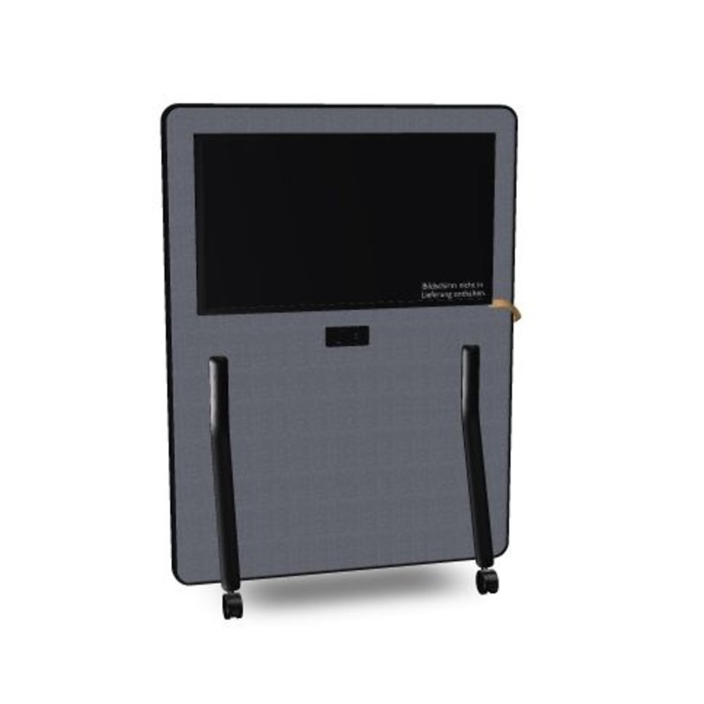 Interstuhl HUB board media low, mobile media wall low 1100 x 1500 x 520 mm (WxHxD)