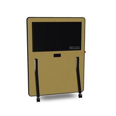 HUB board media low, mobiele media wand laag 1100 x 1500 x 520 mm (BxHxD)