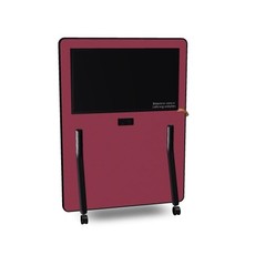 HUB board media low, mobiele media wand laag 1100 x 1500 x 520 mm (BxHxD)
