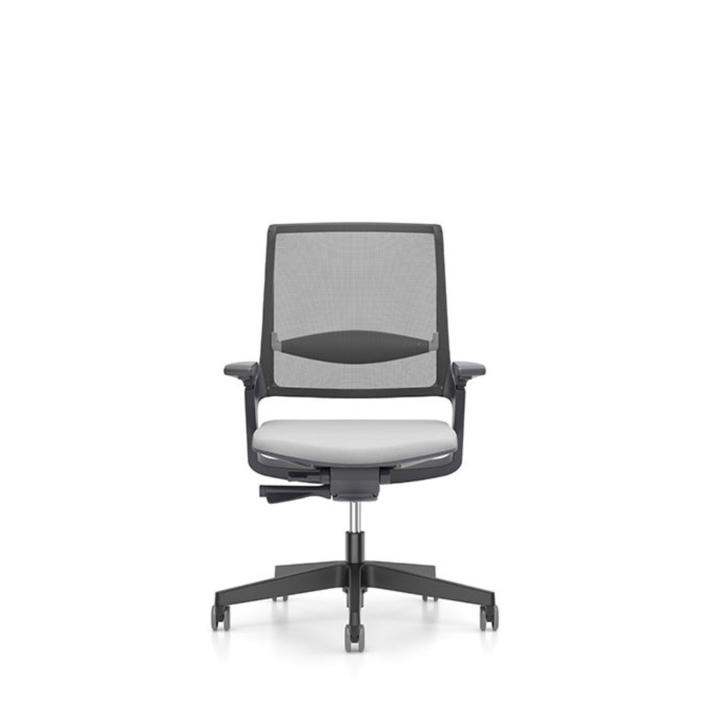 Interstuhl MOVYis3 14M3 Office swivel chair, backrest net covering, car lift technology (armrests optional)