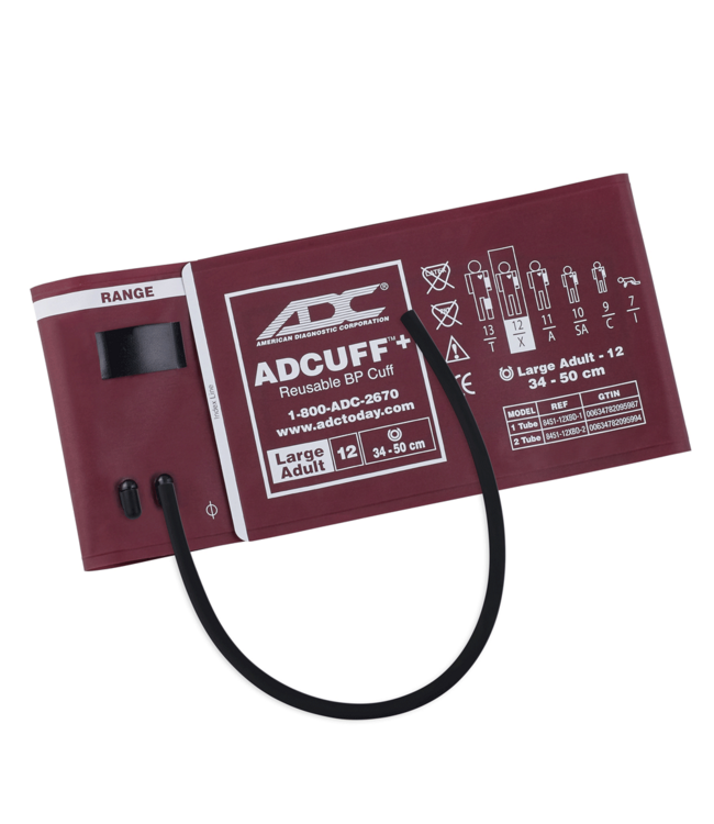 ADC Adcuff™+ Brassard et vessie, 1 tube