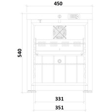 Medifridge MedEasy line MF30L-CD 2.0 met DIN 58345 klein-model (30L)