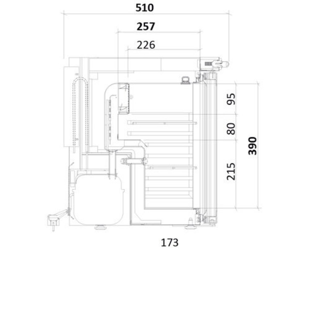 Medifridge MedEasy line MF30L-CD 2.0 met DIN 58345 klein-model (30L)