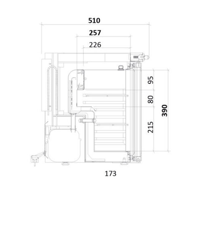 MF30L-CD 2.0 medicine refrigerator closed door with DIN 58345 / 13277