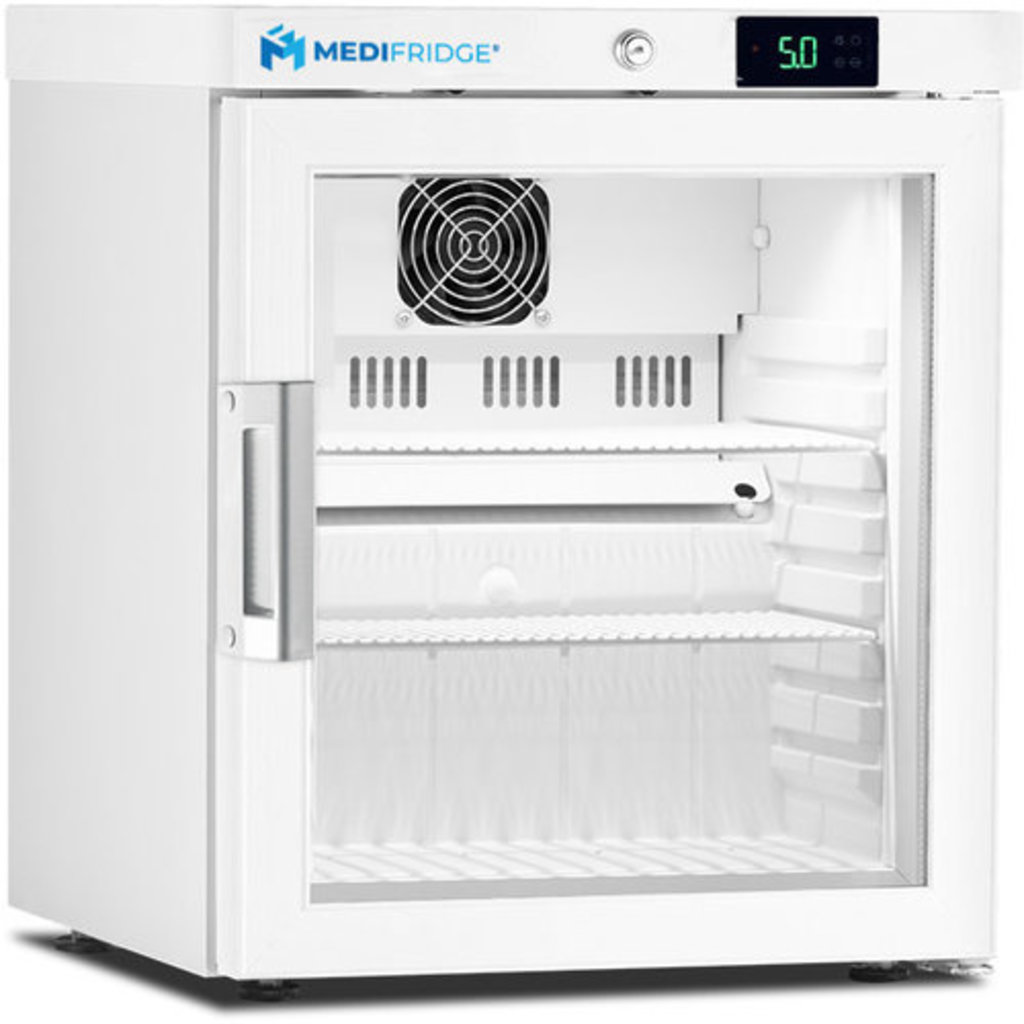 Medifridge MedEasy line MF30L-GD 2.0 Glasdeur met DIN 58345 klein-model  (30L)