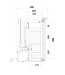 MF60L-GD medicijnkoelkast glasdeur met DIN 58345 / 13277
