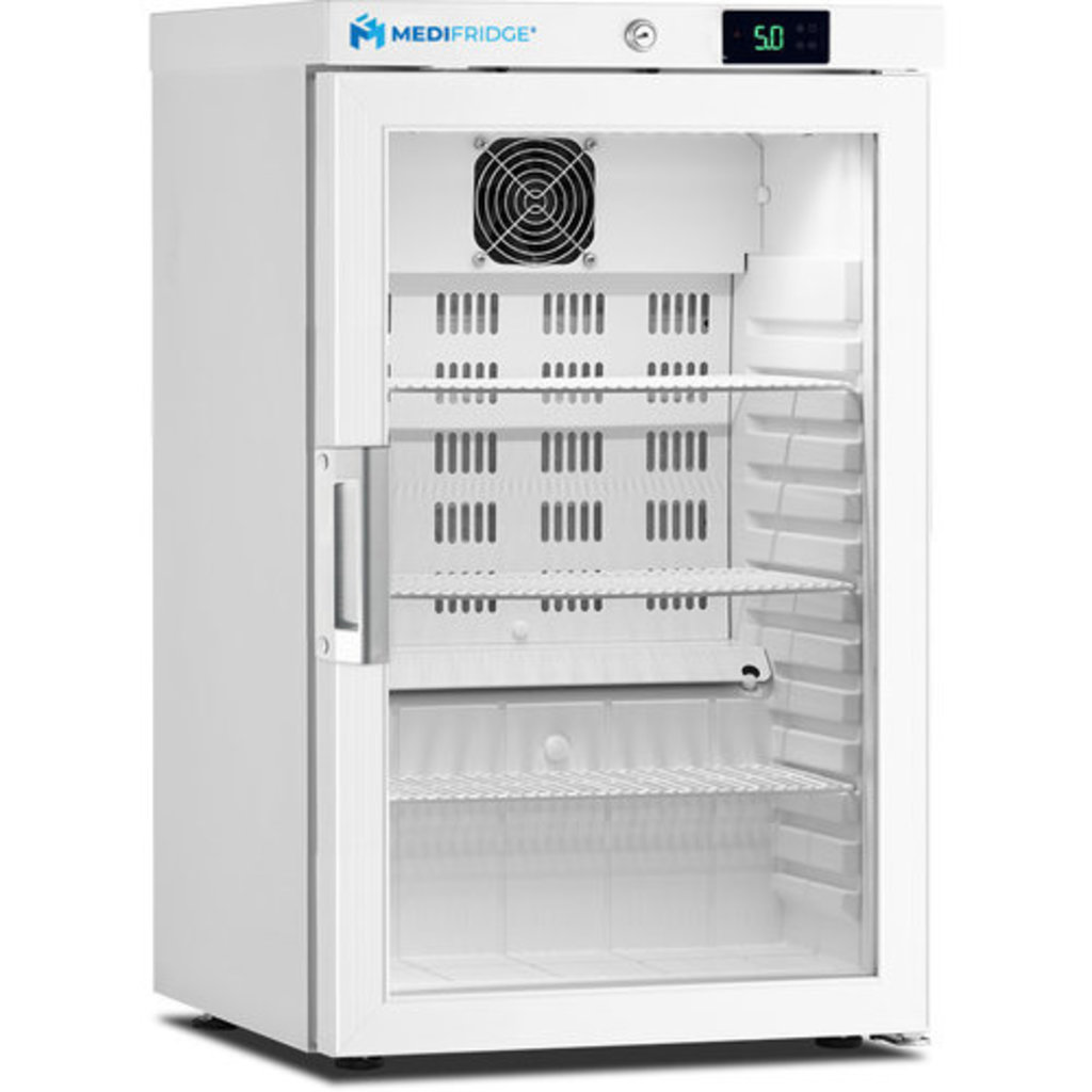 Medifridge MedEasy line MF60L-GD 2.0 Porte en verre avec DIN 58345 petit modèle (52L)