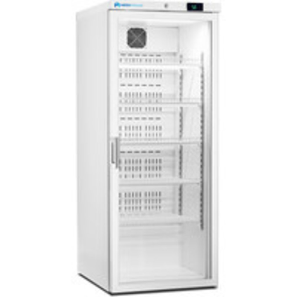 Medifridge MedEasy line MF350L-CD 2.0 Porte en verre avec réfrigérateur à médicaments modèle armoire DIN 58345 (324L)