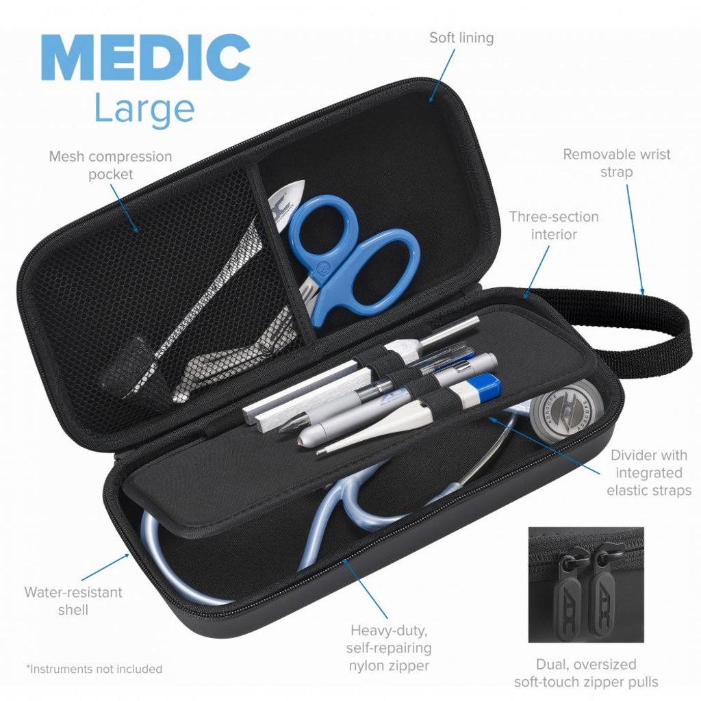 ADC MEDIC Large  Medical Every-Day Instrument Carry Case