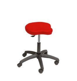 Ergonomische kruk met zwart onderstel (S2640)