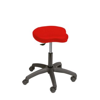 Ergonomische kruk met zwart onderstel (S2640)