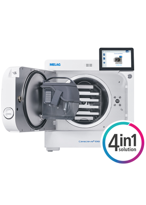 Melag Careclave® 618, the revolutionary 4-in-1 solution
