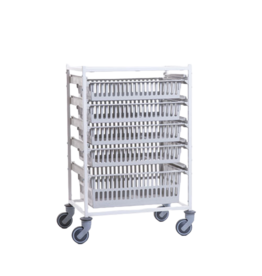Chariots de soins modulaires ouverts
