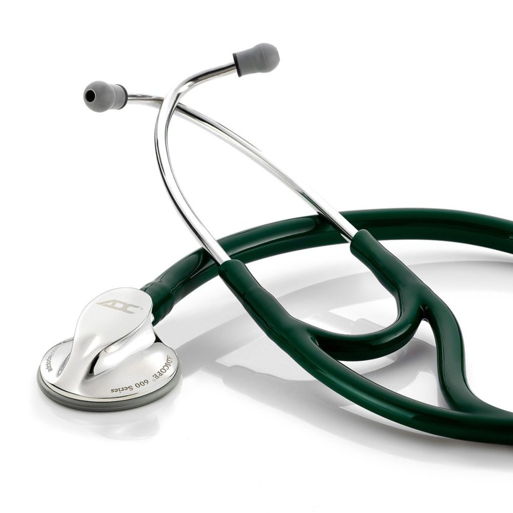 ADC Adscope® 600 Cardiology Stethoscope Dark Green