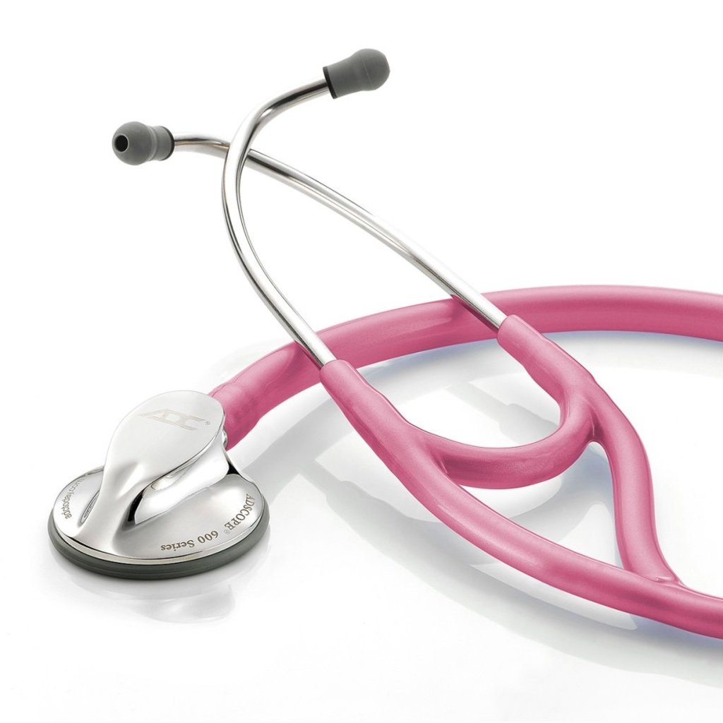 ADC Adscope® 600 Cardiology Stethoscoop Metallic Raspberry