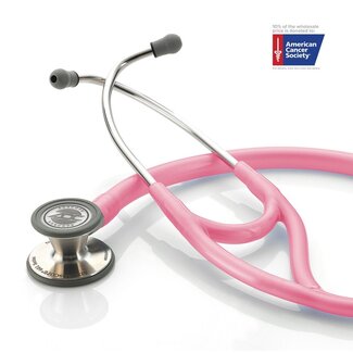 ADC Adscope® 601 Cardiology Stethoscope Breast Cancer Awareness Metallic Pink