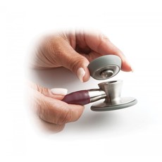 ADC Adscope® 601 Cardiology Stethoscoop Mirror Finish-Metallic Caribbean